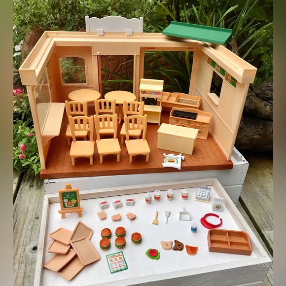 Cafe Playset Calico Critters Burger Cafe For Sale Calico Critters